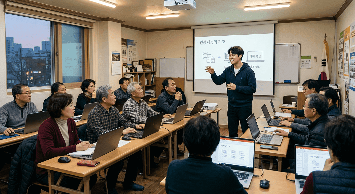 AI 기초 강의 현장