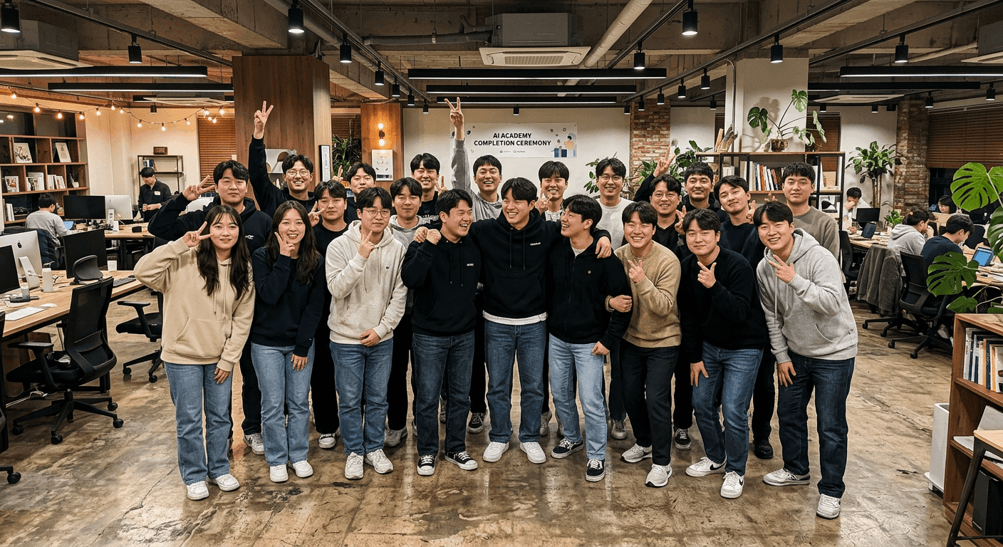 2기 수료식 단체 사진